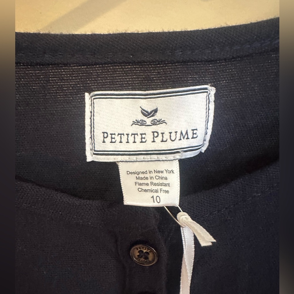 Girls’ Petite Plume Navy Nightgown